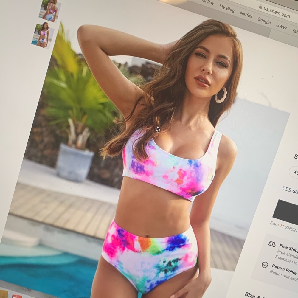 Tye dye bikini. Brand new, Never been worn.